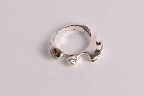 Run - Sterling Silver Ring