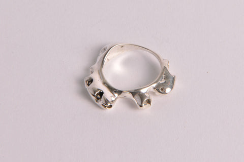 Run - Sterling Silver Ring